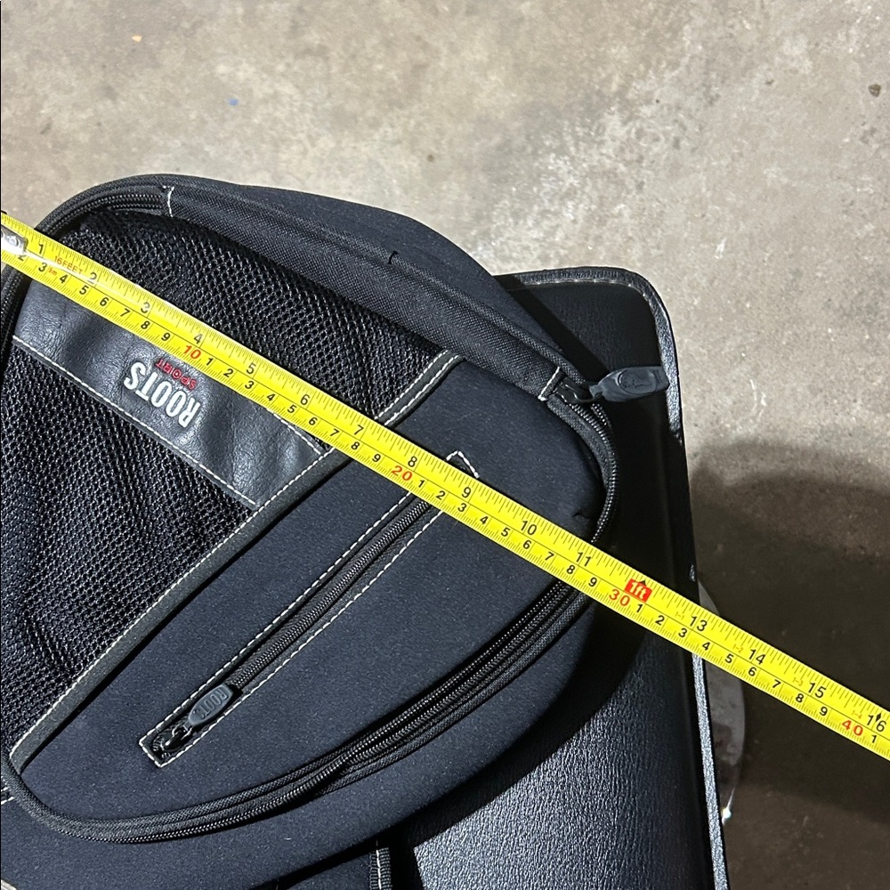 Roots Black Triangular Backpack - image 5